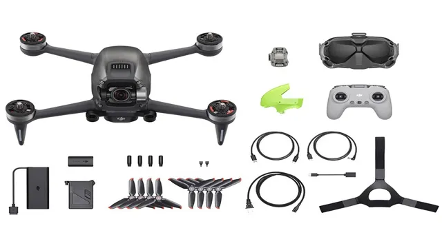 dji fpv drone combo with remote controller and goggles