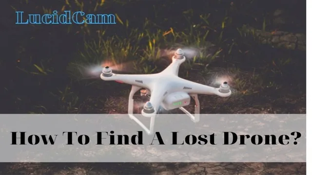 how to find lost fpv drone