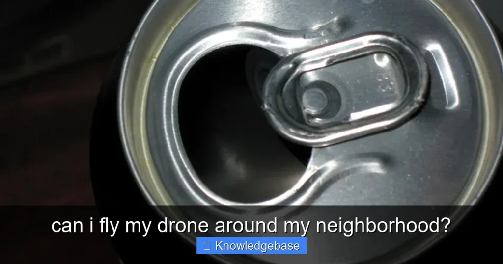 Featured image for can i fly my drone around my neighborhood?