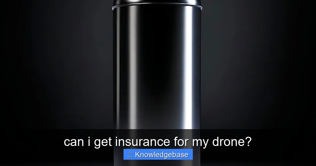 Featured image for can i get insurance for my drone?