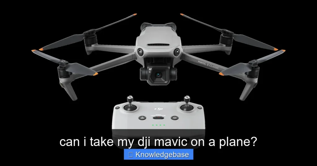 Featured image for can i take my dji mavic on a plane?