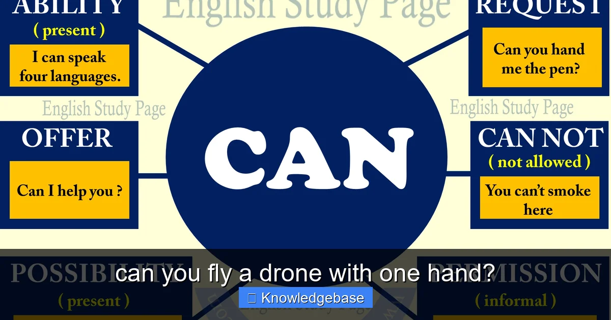 Featured image for can you fly a drone with one hand?
