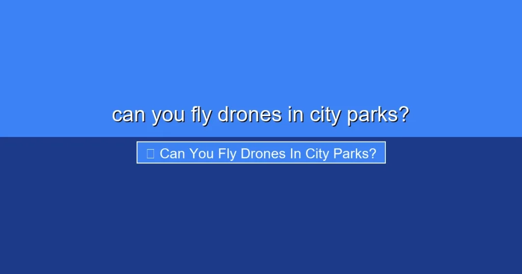 Featured image for can you fly drones in city parks?