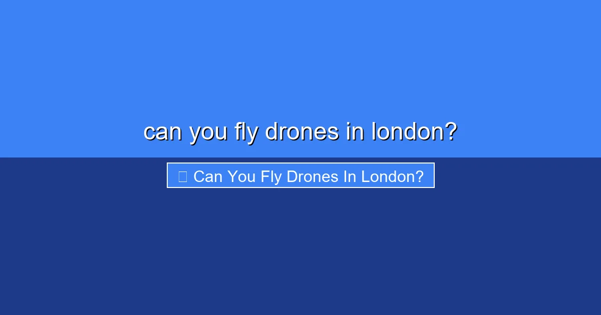 Featured image for can you fly drones in london?