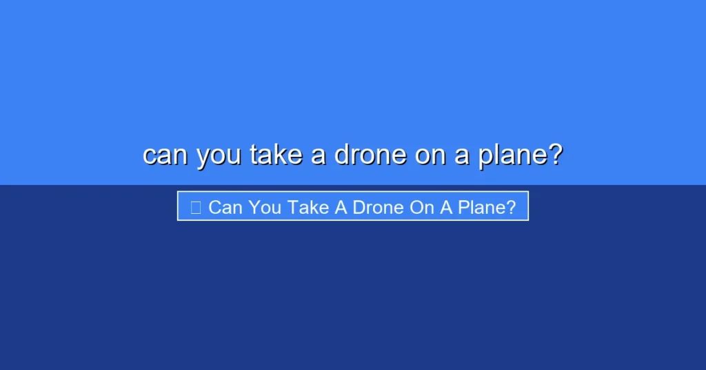 Featured image for can you take a drone on a plane?