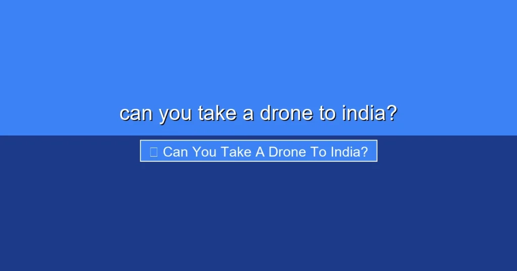 Featured image for can you take a drone to india?
