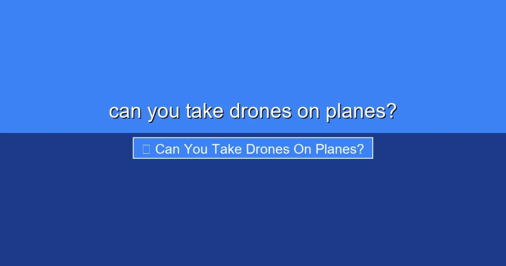 Featured image for can you take drones on planes?