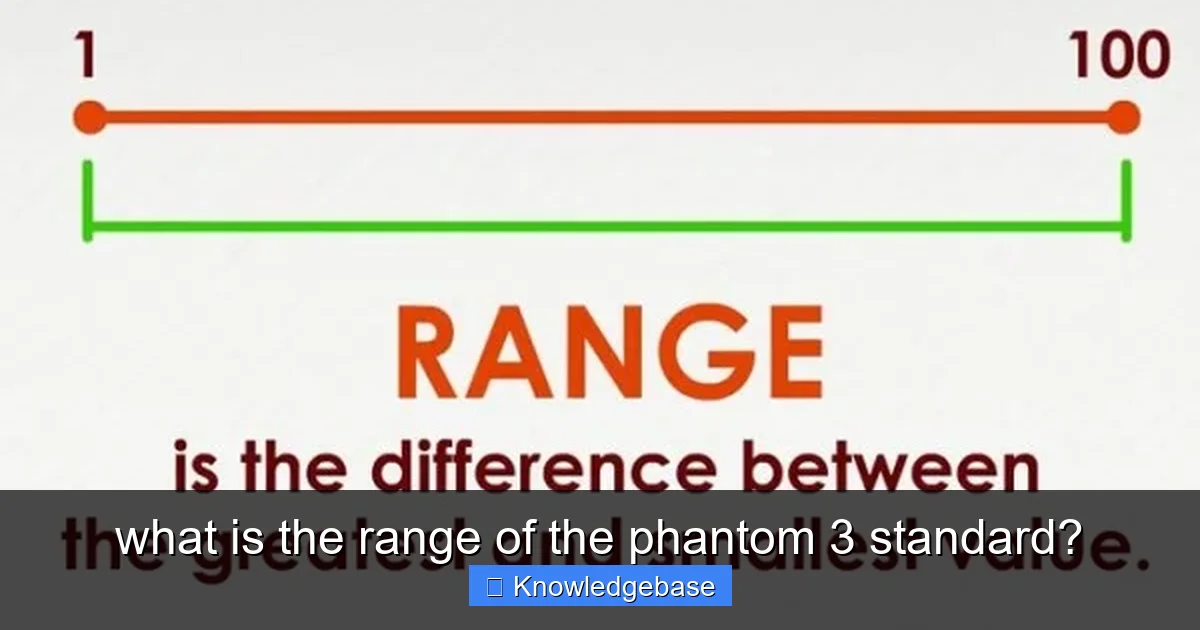 what is the range of the phantom 3 standard? - content1 visual guide