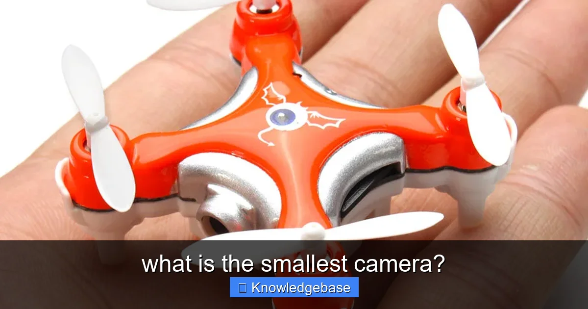 what is the smallest camera? - content1 visual guide