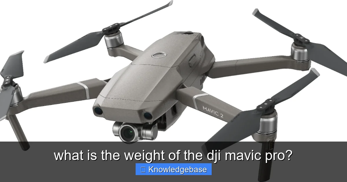 what is the weight of the dji mavic pro? - content1 visual guide