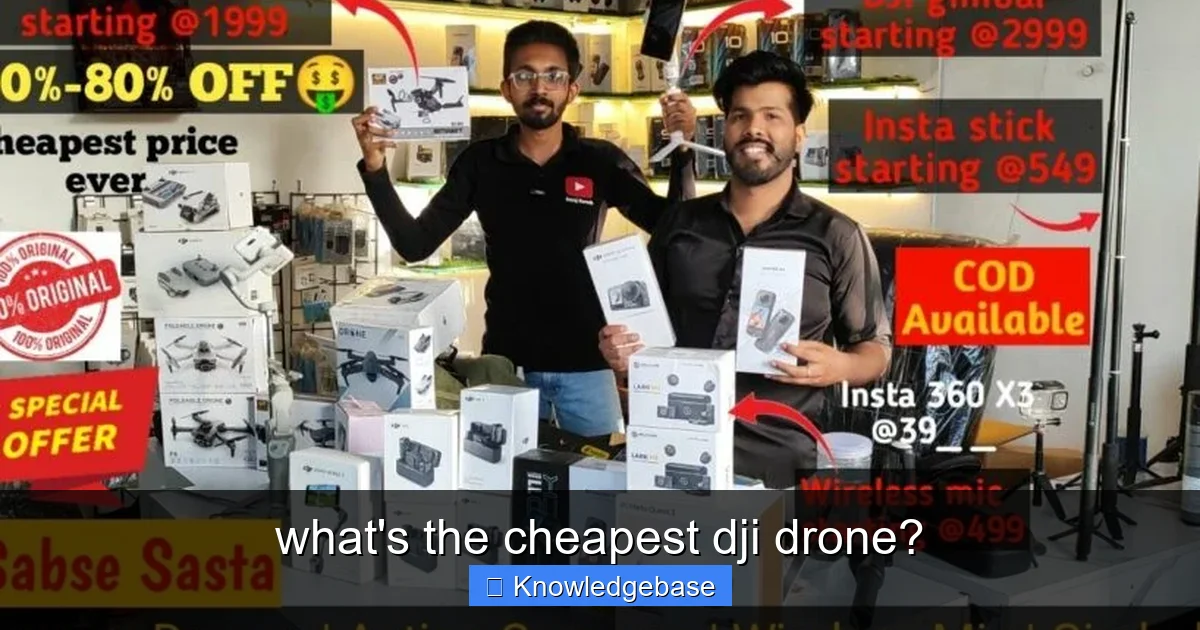 what's the cheapest dji drone? - content1 visual guide