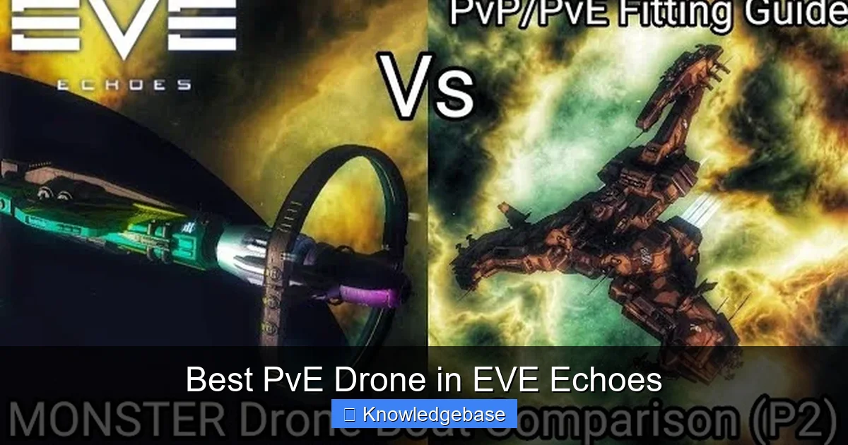 Best PvE Drone in EVE Echoes - content1 visual guide