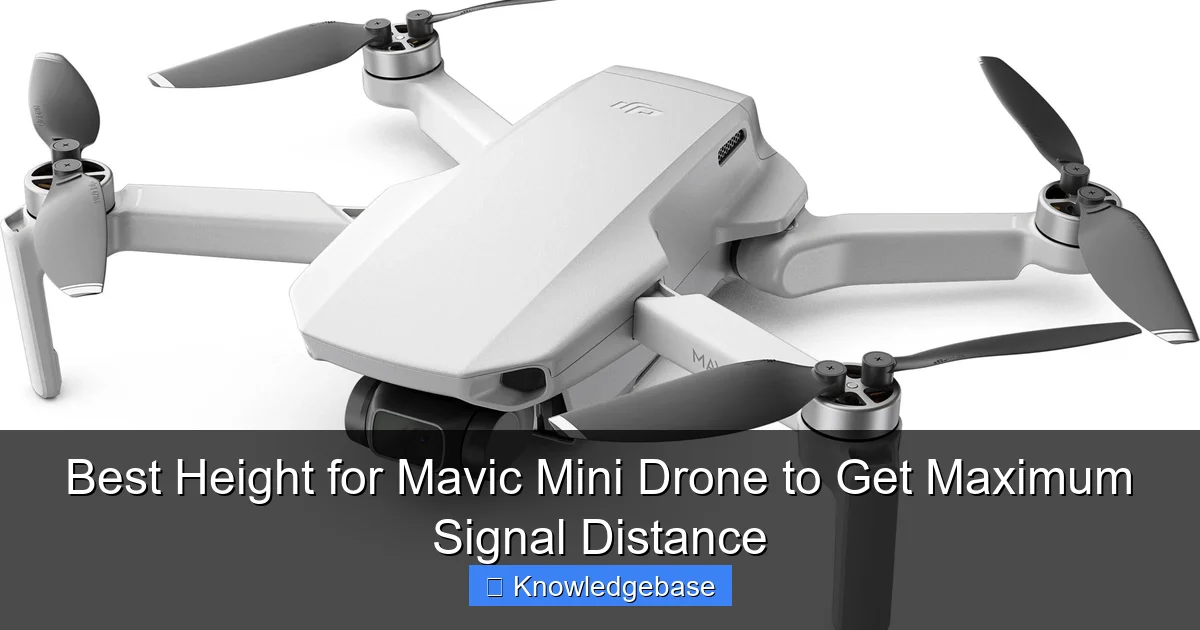 Best Height for Mavic Mini Drone to Get Maximum Signal Distance - content1 visual guide