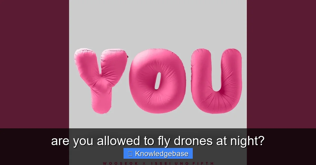 are you allowed to fly drones at night? - content2 visual guide