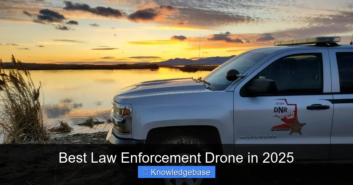 Best Law Enforcement Drone in 2025 - content1 visual guide