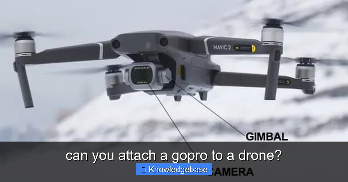 can you attach a gopro to a drone? - content2 visual guide