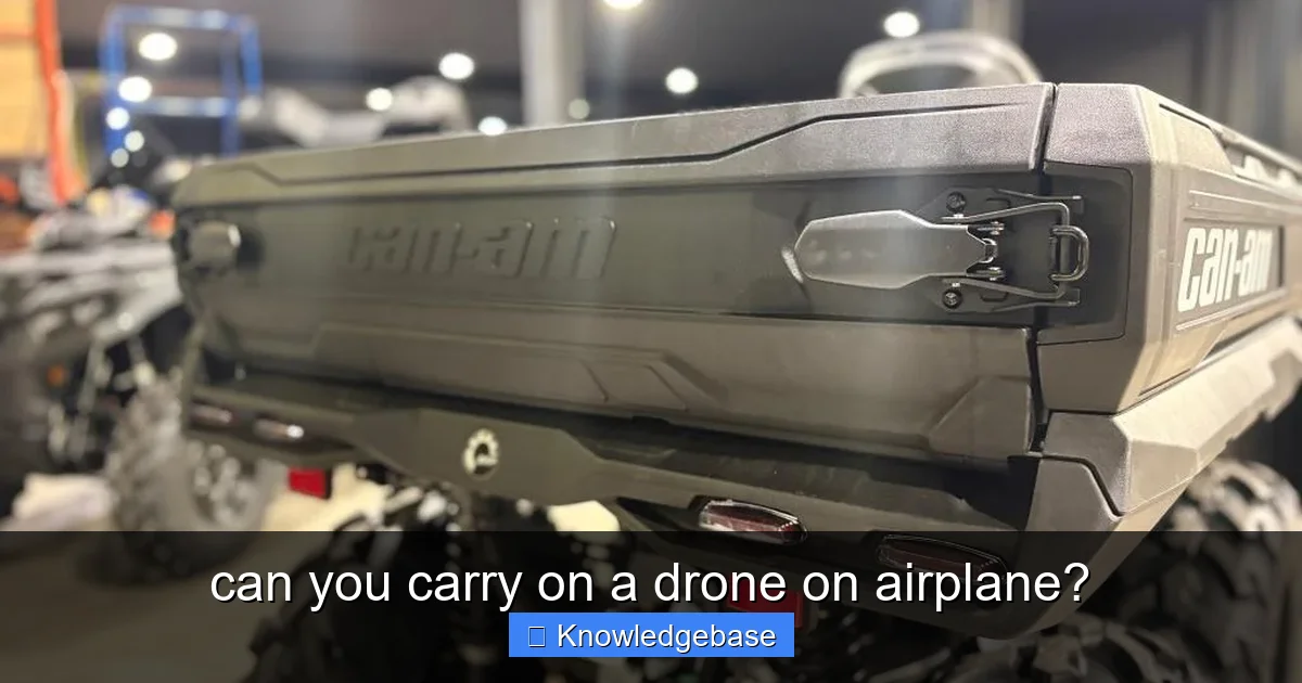 can you carry on a drone on airplane? - content2 visual guide