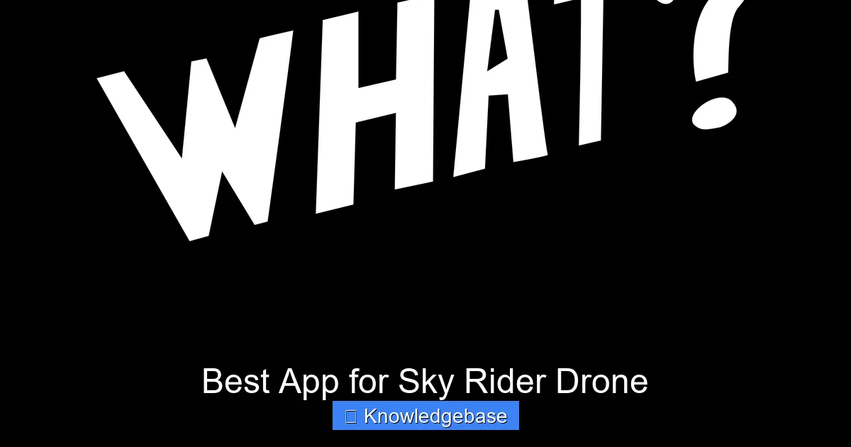 Best App for Sky Rider Drone - content2 visual guide
