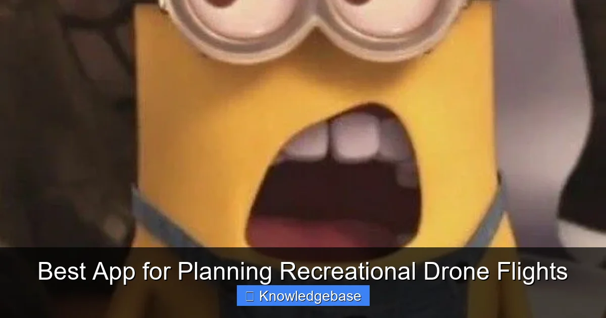 Best App for Planning Recreational Drone Flights - content1 visual guide