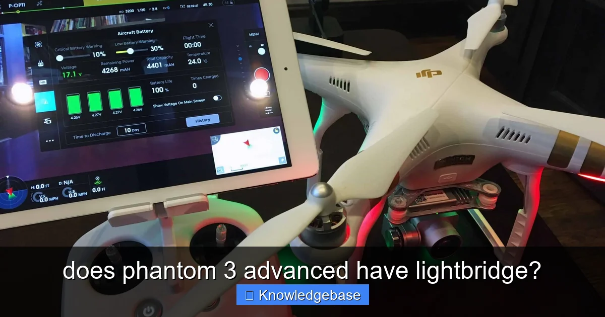 does phantom 3 advanced have lightbridge? - content1 visual guide