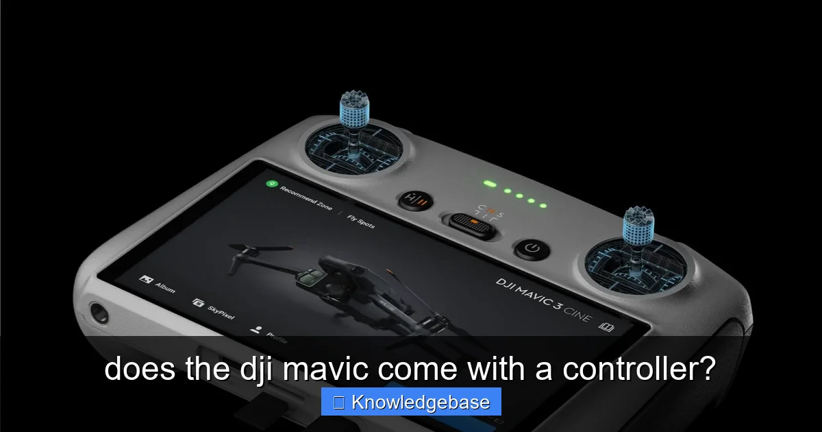 does the dji mavic come with a controller? - content1 visual guide