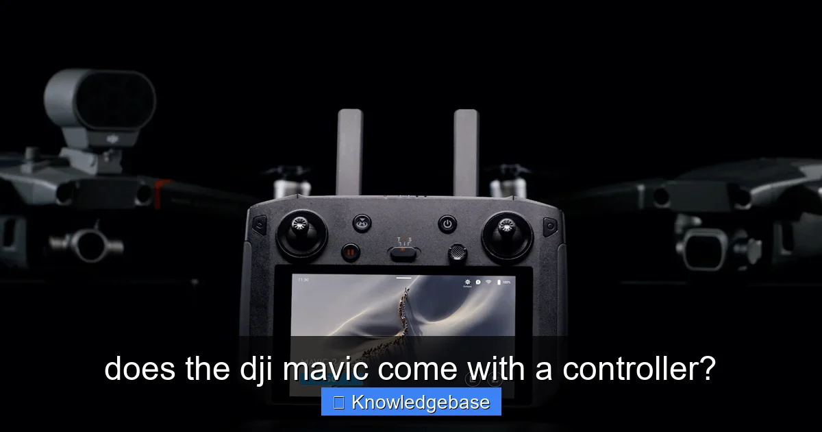 does the dji mavic come with a controller? - content2 visual guide