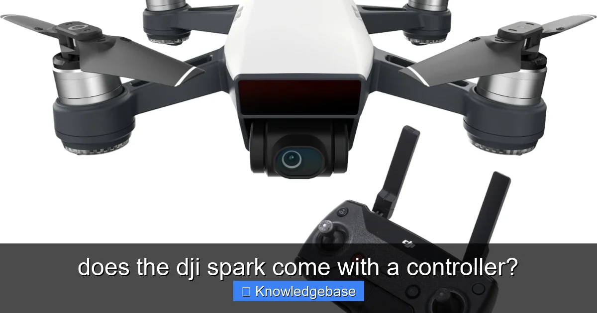 does the dji spark come with a controller? - content1 visual guide