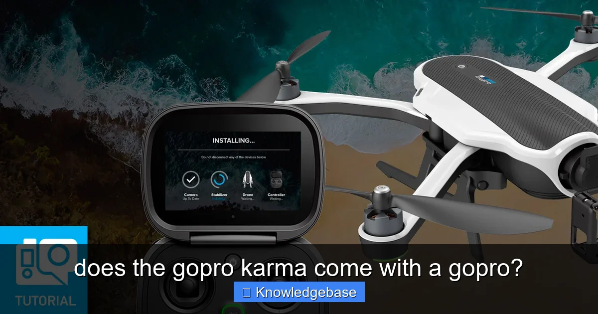 does the gopro karma come with a gopro? - content1 visual guide