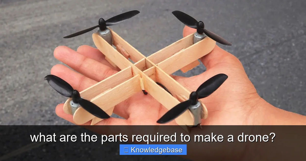 what are the parts required to make a drone? - content1 visual guide