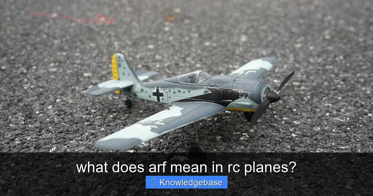 what does arf mean in rc planes? - content1 visual guide