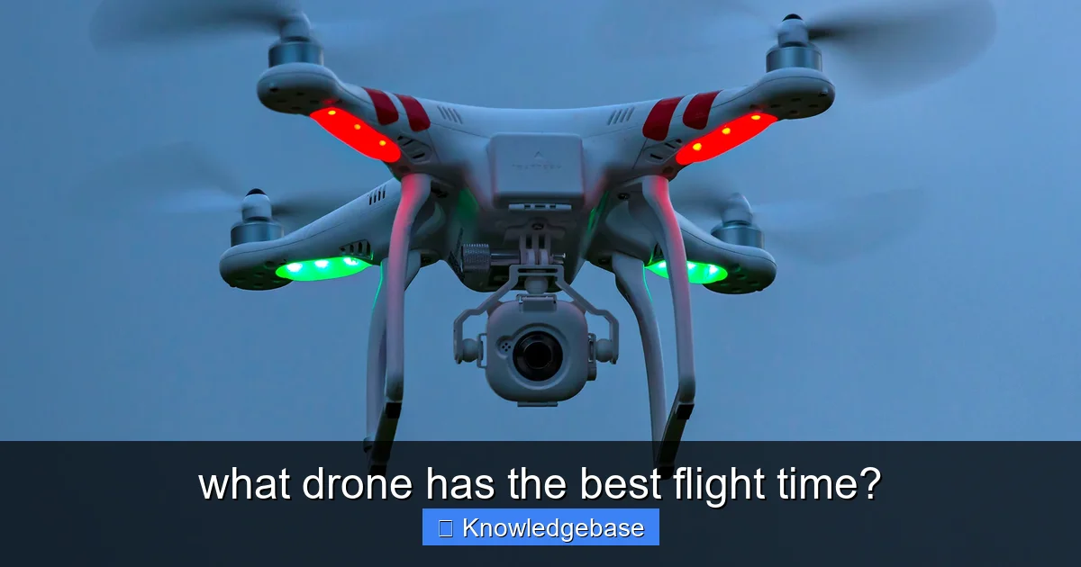 what drone has the best flight time? - content1 visual guide