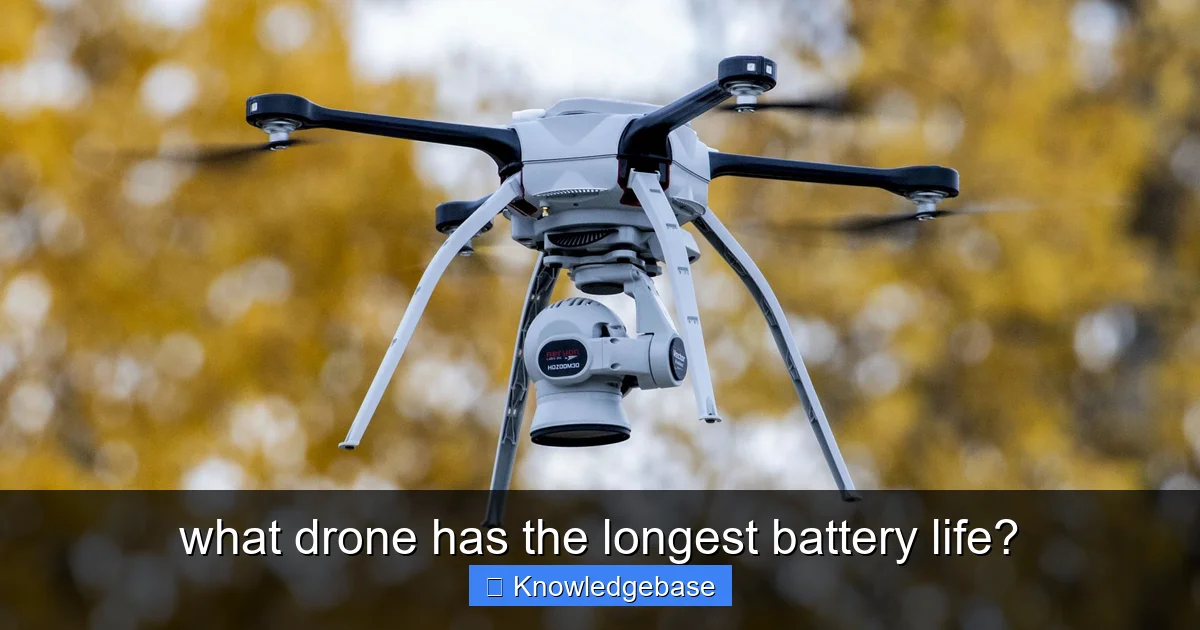 what drone has the longest battery life? - content1 visual guide