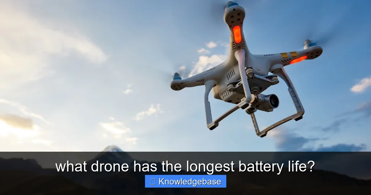 what drone has the longest battery life? - content2 visual guide