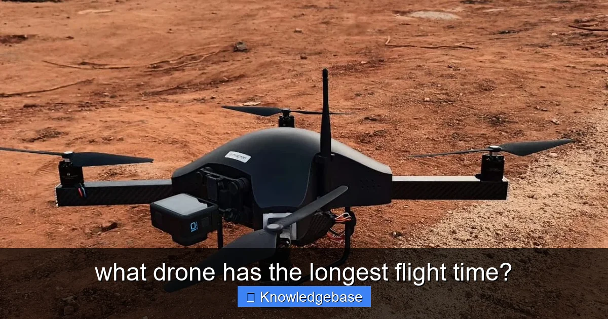 what drone has the longest flight time? - content1 visual guide