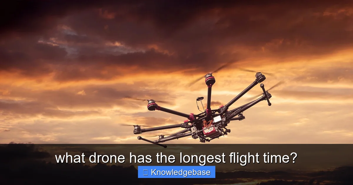 what drone has the longest flight time? - content2 visual guide