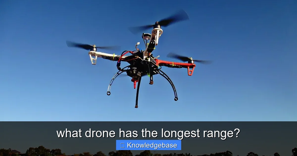 what drone has the longest range? - content1 visual guide