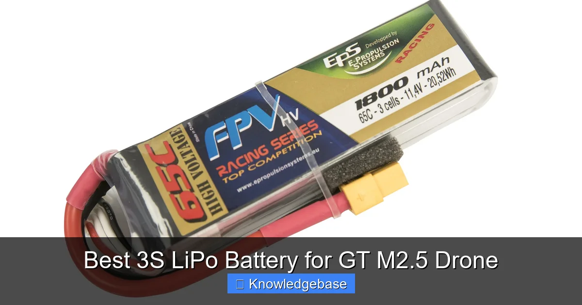 Best 3S LiPo Battery for GT M2.5 Drone - content1 visual guide
