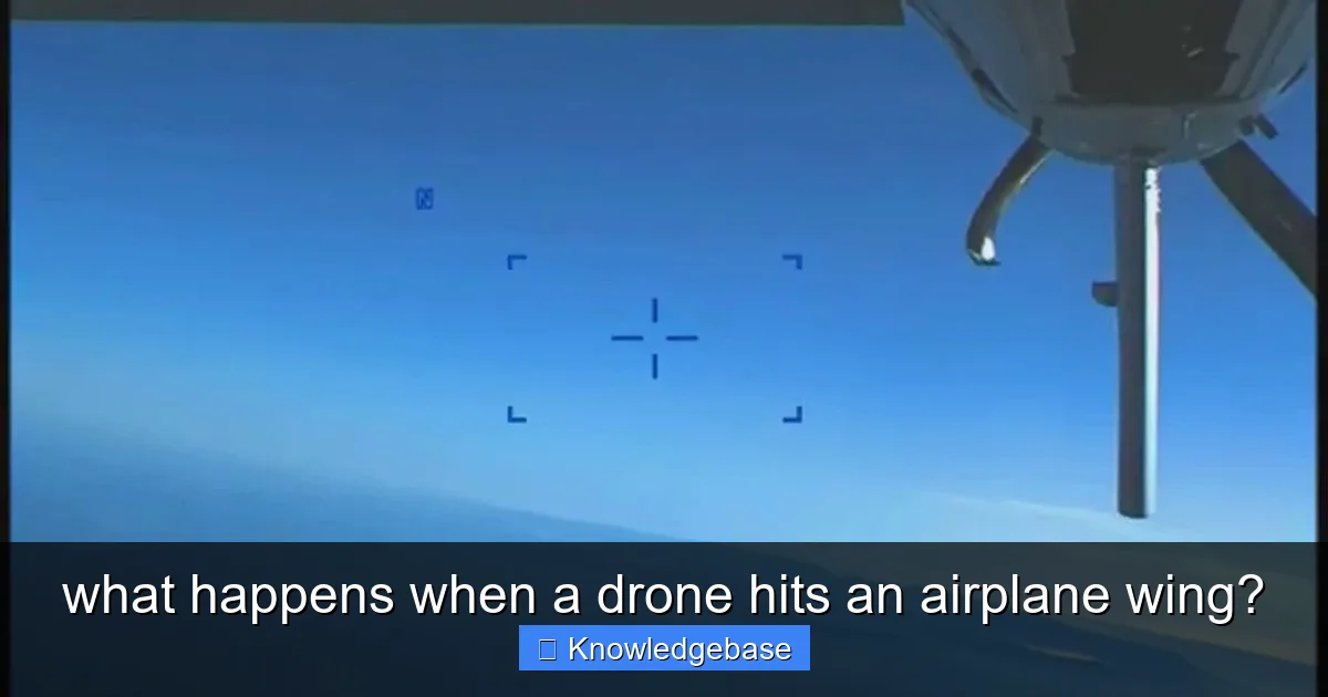 what happens when a drone hits an airplane wing? - content2 visual guide