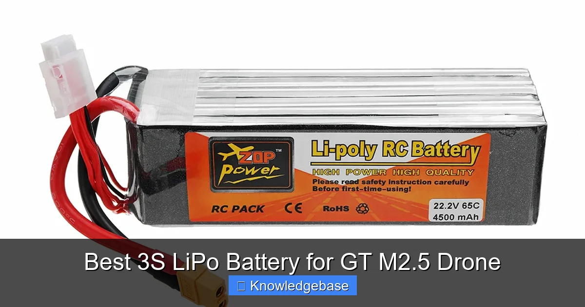 Best 3S LiPo Battery for GT M2.5 Drone - content2 visual guide