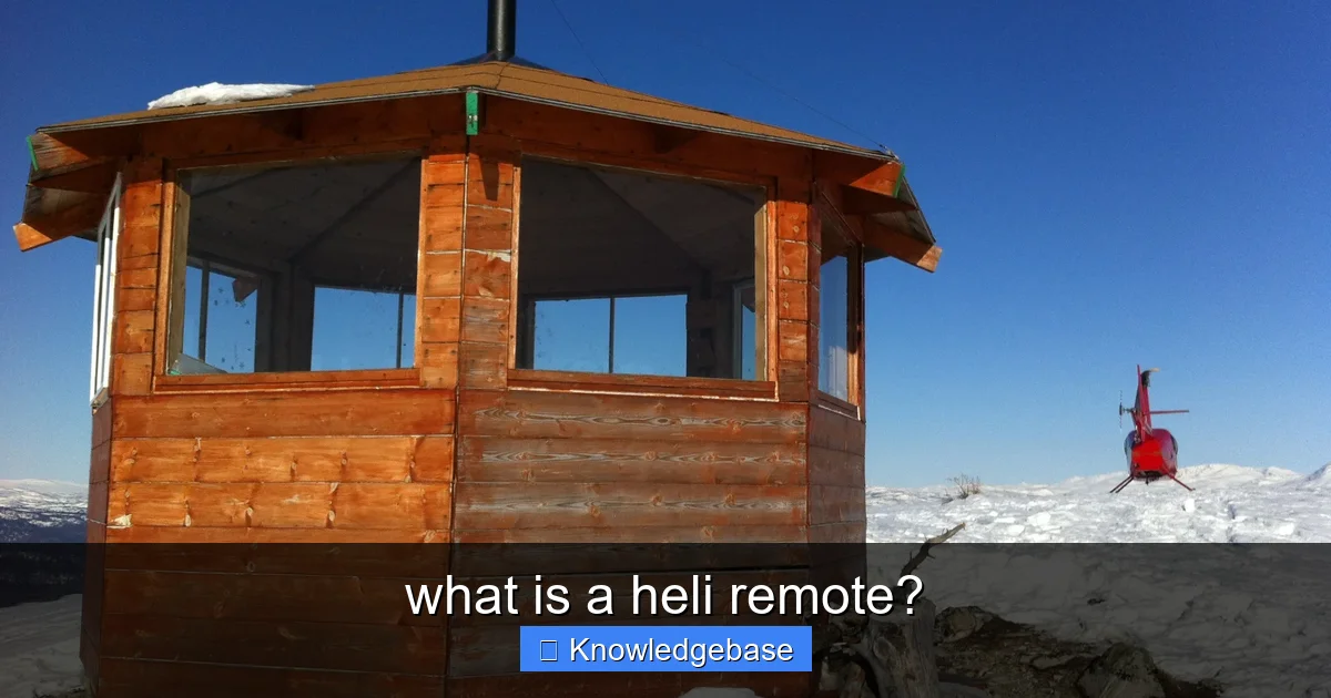 what is a heli remote? - content2 visual guide