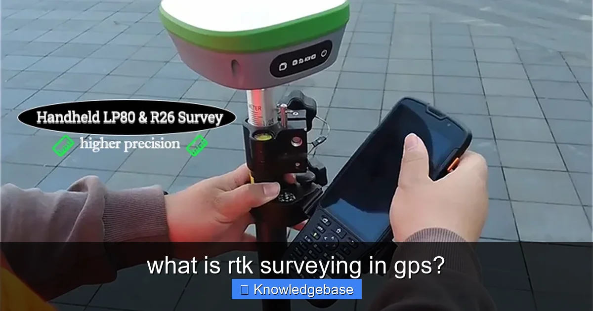 what is rtk surveying in gps? - content1 visual guide