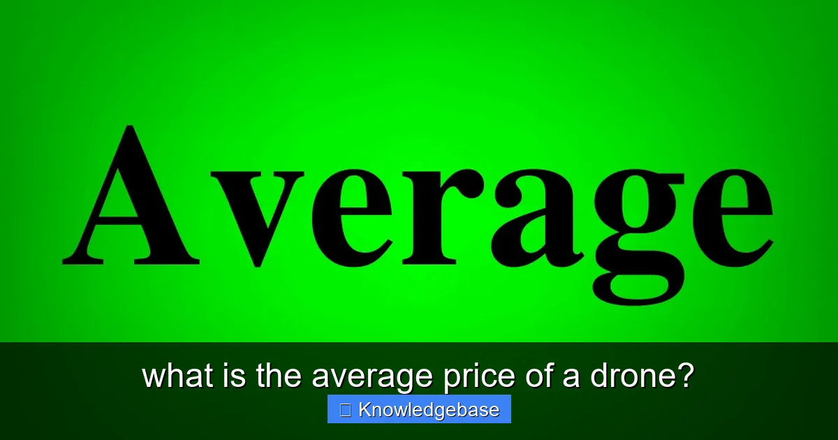 what is the average price of a drone? - content1 visual guide