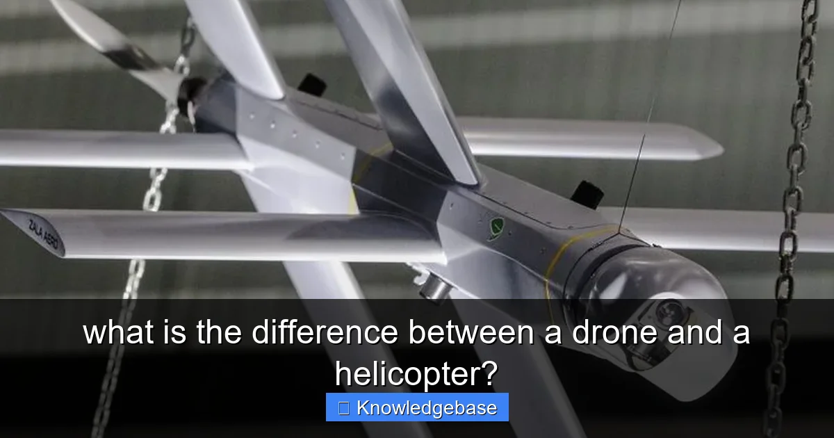 what is the difference between a drone and a helicopter? - content1 visual guide