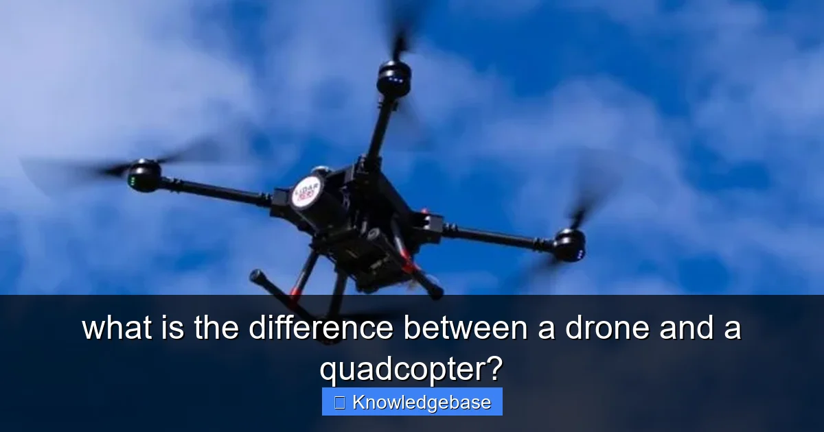what is the difference between a drone and a quadcopter? - content1 visual guide