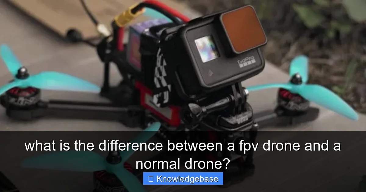 what is the difference between a fpv drone and a normal drone? - content1 visual guide