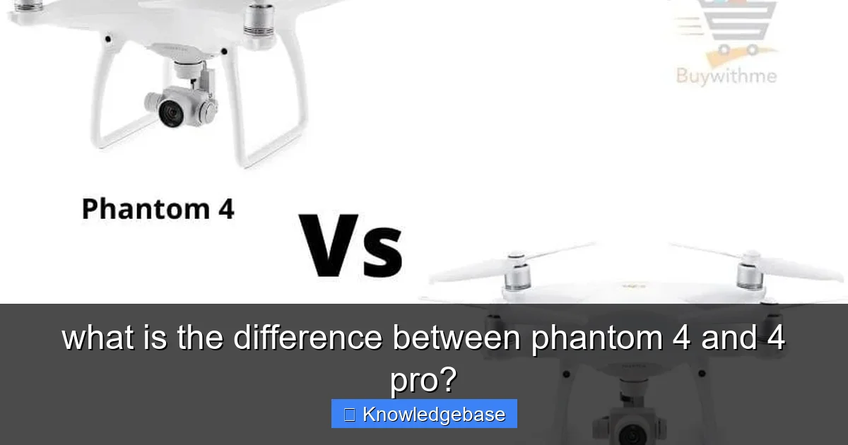 what is the difference between phantom 4 and 4 pro? - content1 visual guide
