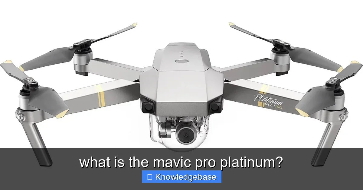 what is the mavic pro platinum? - content1 visual guide