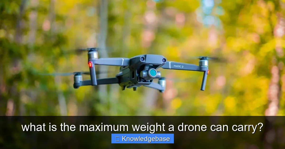 what is the maximum weight a drone can carry? - content1 visual guide