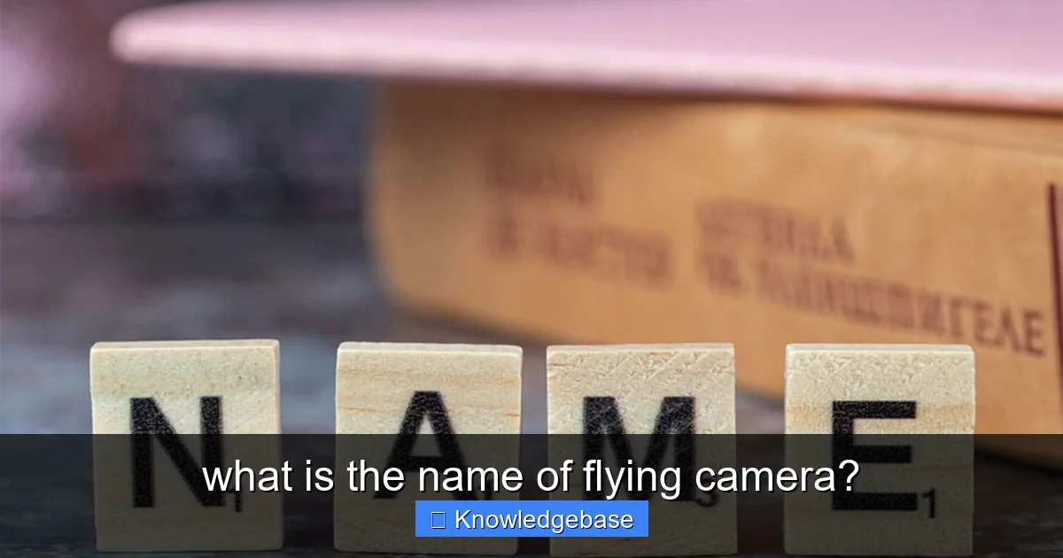 what is the name of flying camera? - content1 visual guide