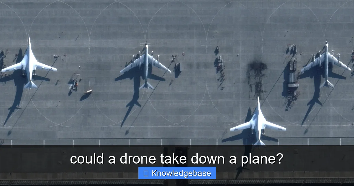 Featured image for could a drone take down a plane?